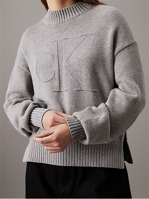 ck intarsia loose sweater CALVIN KLEIN JEANS | J20J224224P41